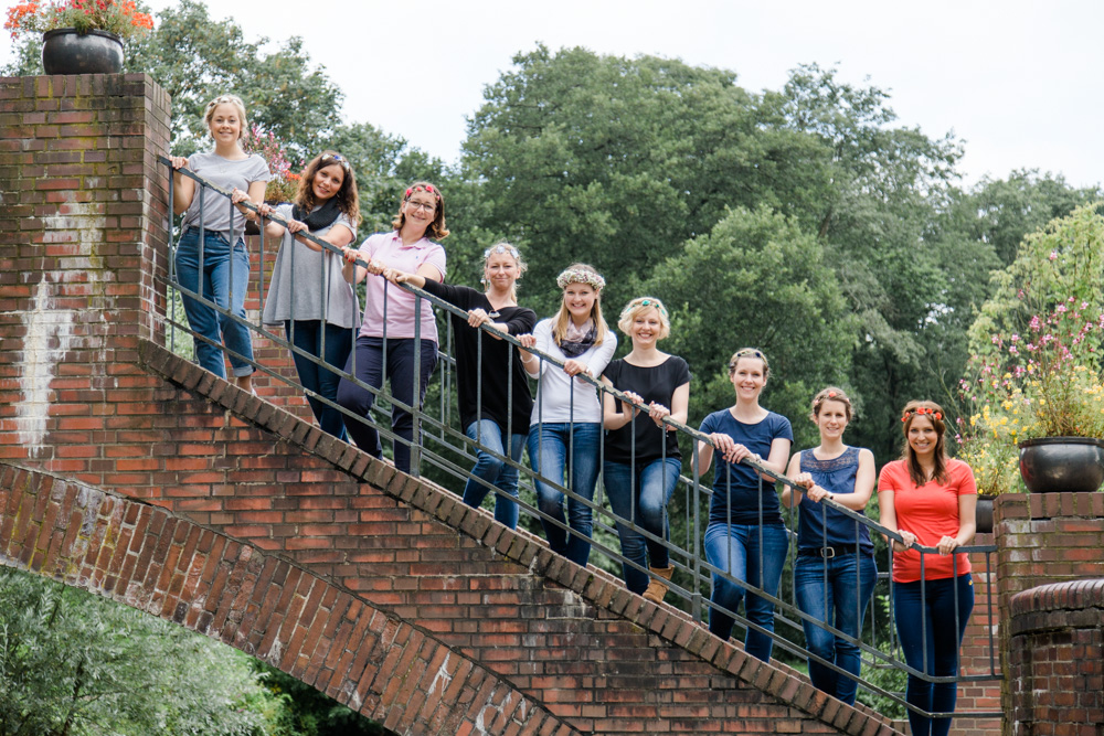 JGA-Fotoshooting auf der Liebesinsel im Stadtpark Hamburg